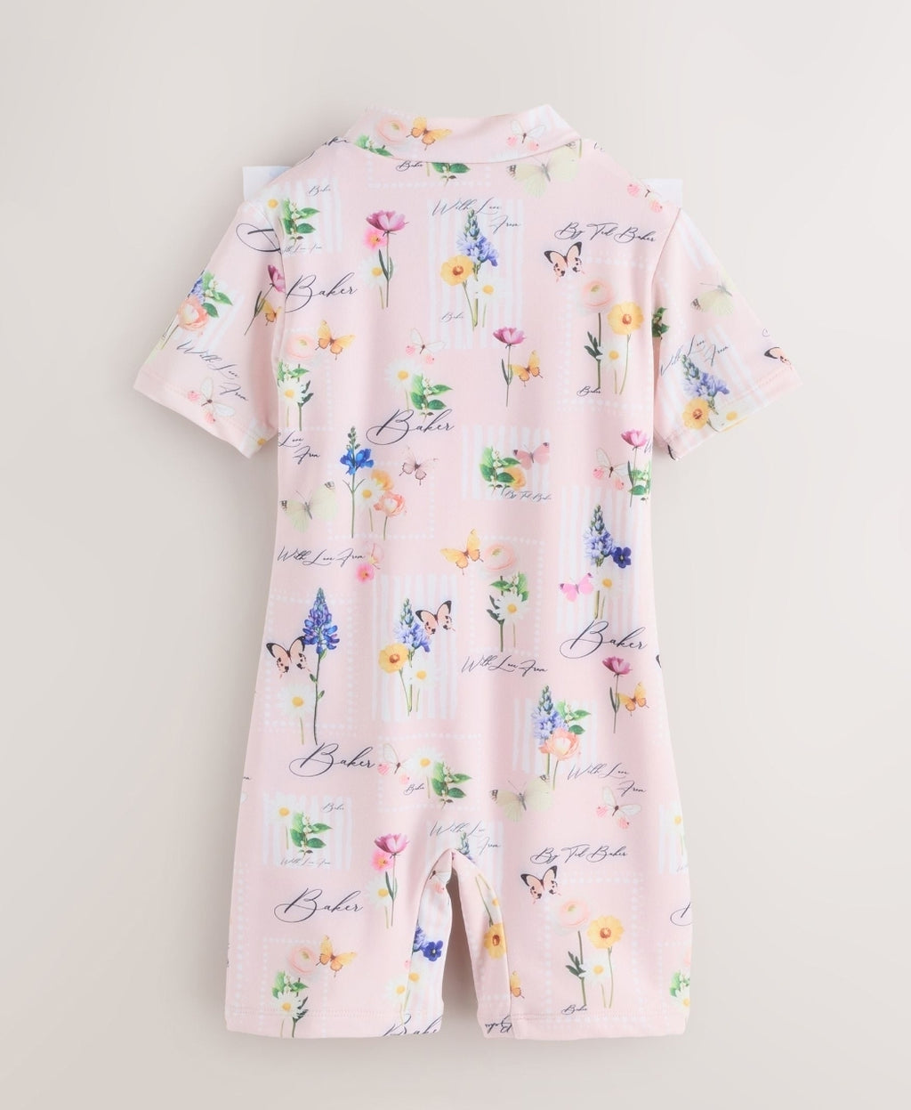 Baker by Ted Baker Floral
All-In-One Swimsuit & Hat Set