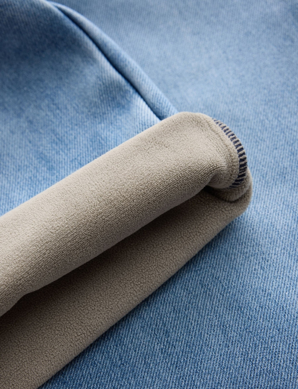 Blue Denim Cosy Fleece Lined Jeans