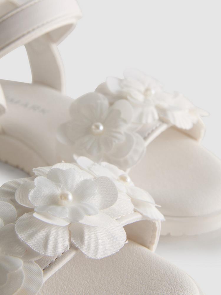 Tulle Flower Occasion Sandals