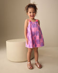 Pink/Purple Shell Strappy Playsuit