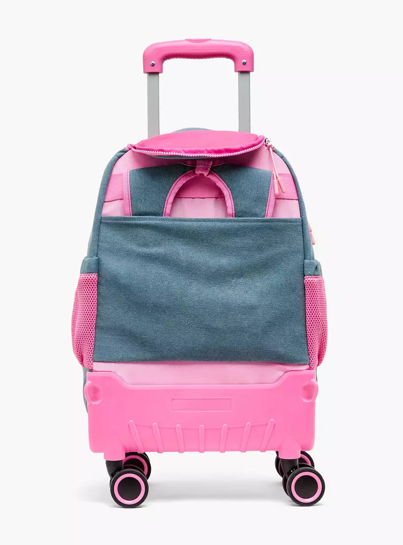 Barbie Print Trolley Bag -18 inches
