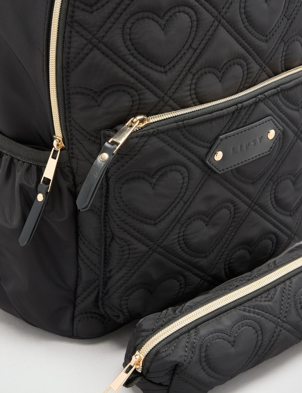 Lipsy Black School Bag and Pencil
Case 2 Pack