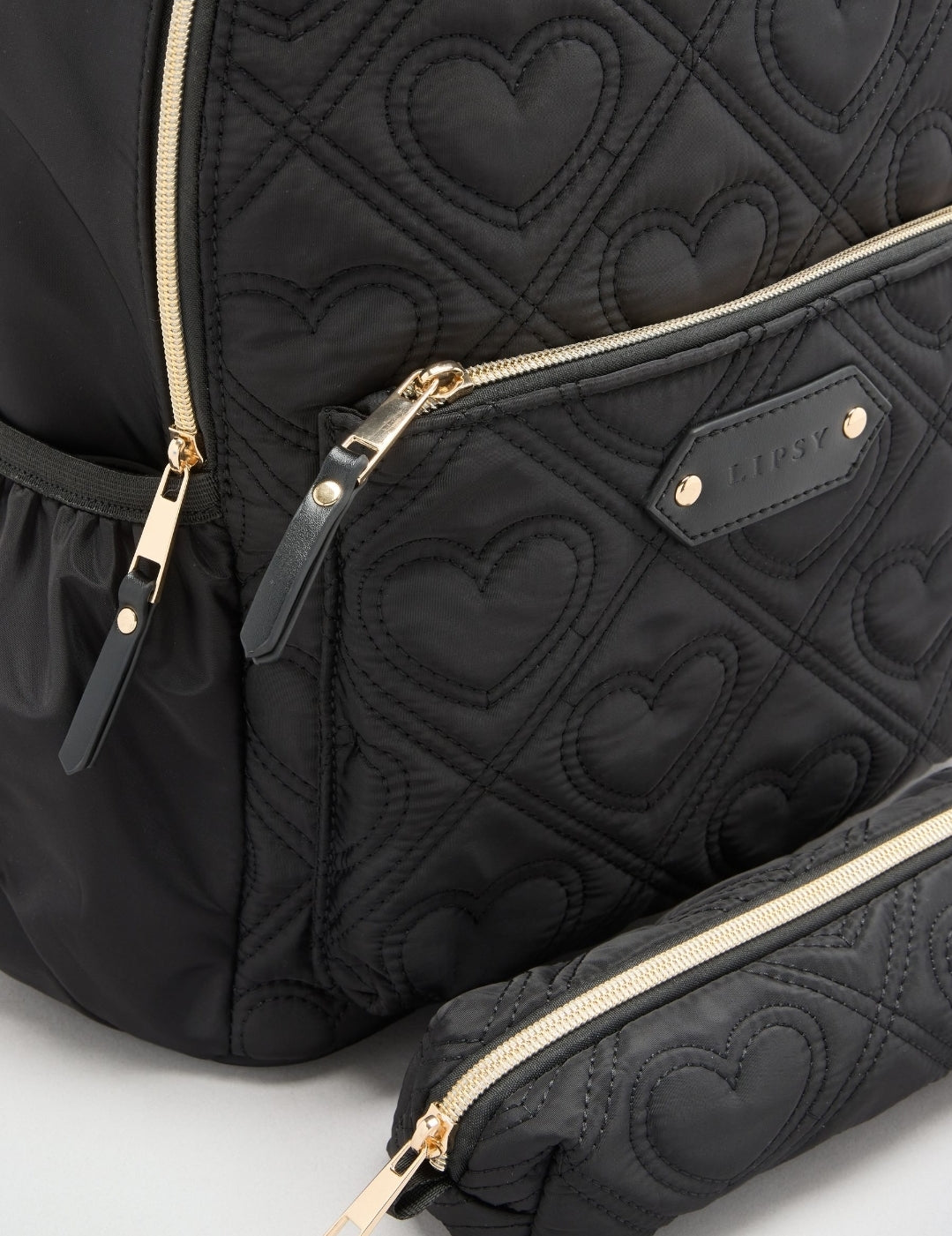 Lipsy Black School Bag and Pencil
Case 2 Pack