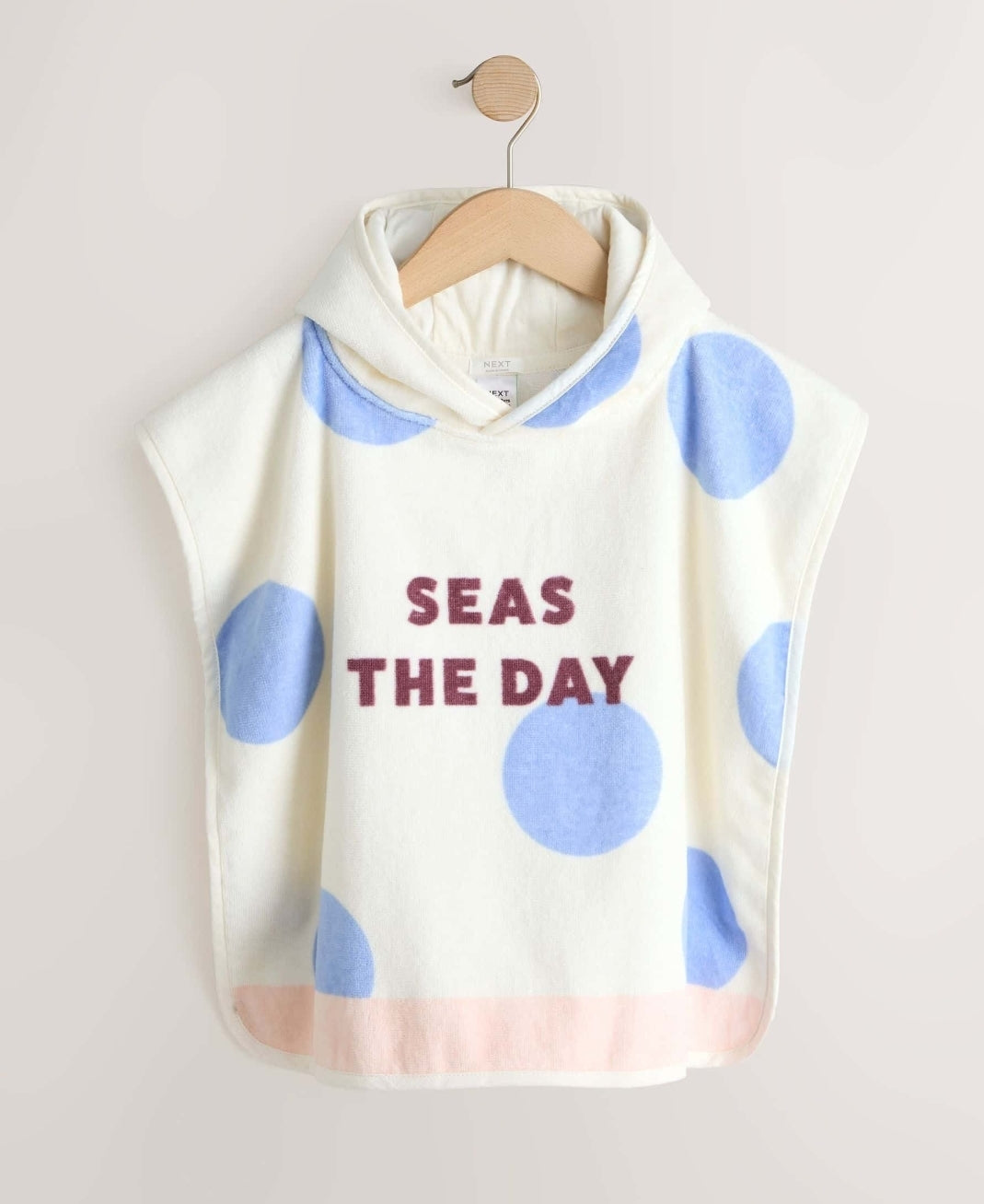 Neutral Polka Dot Slogan
Towelling Poncho