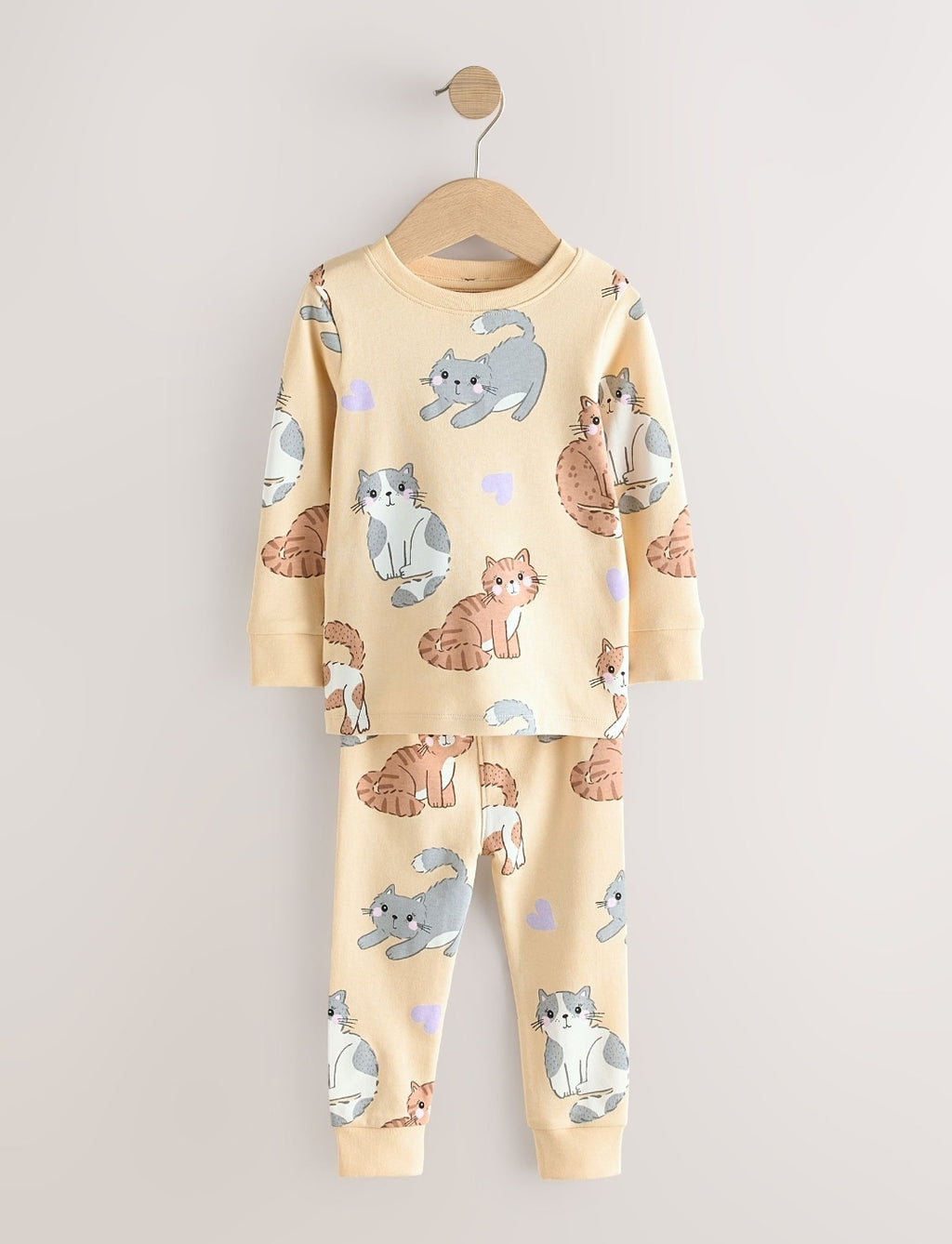 Yellow/Blue Snuggle Pyjamas 3 Pack