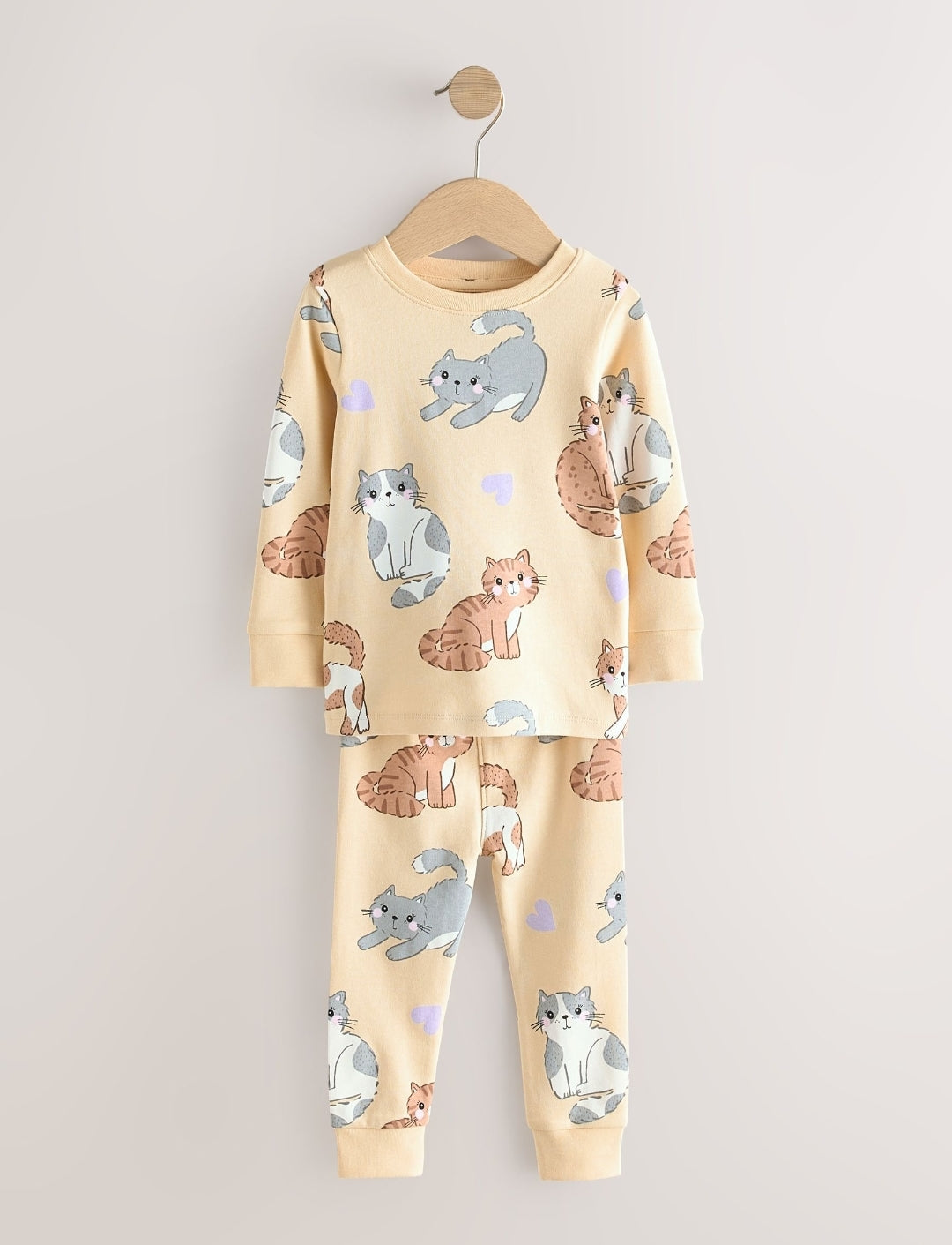 Yellow/Blue Snuggle Pyjamas 3 Pack