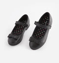 Black Matt Standard Fit (F) School
Leather Bow Mary Jane Shoes