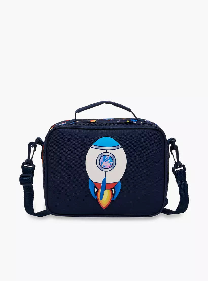 Juniors Spaceship Print Lunch Bag