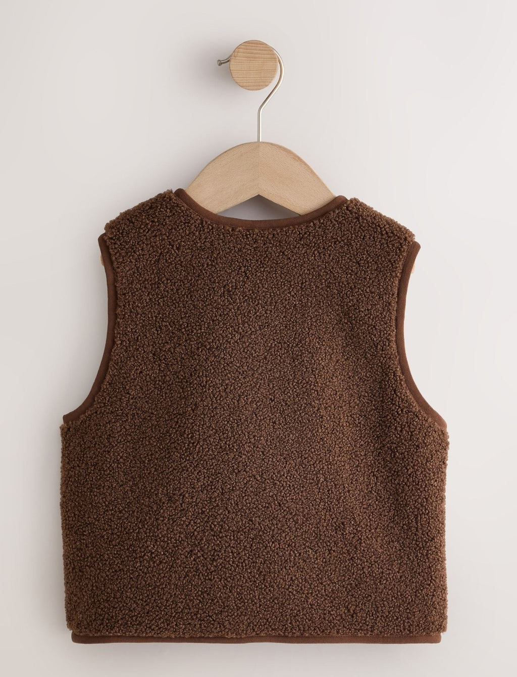 Chocolate Brown Gilet Fleece