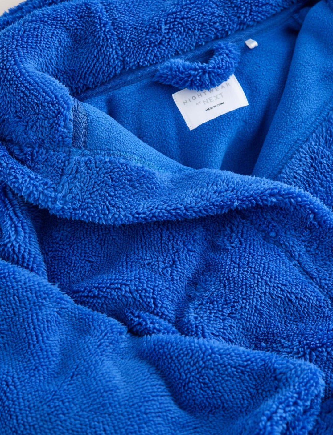Cobalt Blue Fleece Robe