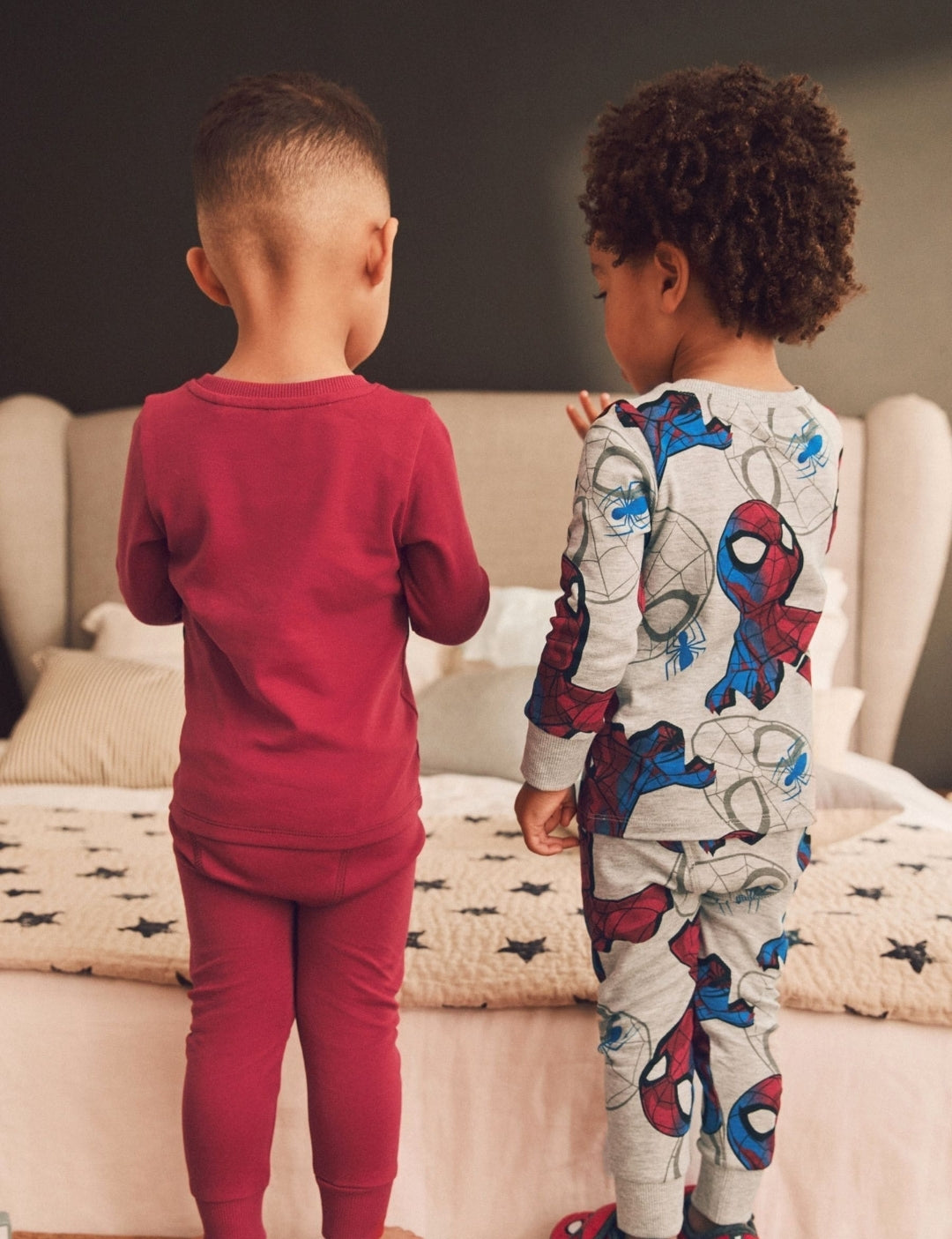 Red/Navy Spiderman Snuggle Pyjamas 2 Pack