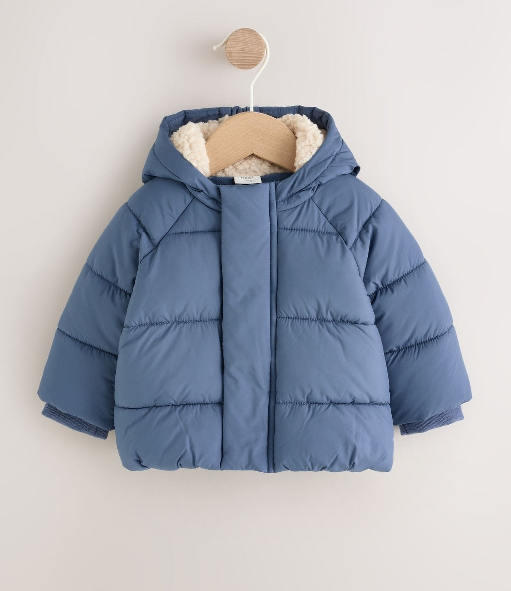 Blue Puffer Baby Jacket