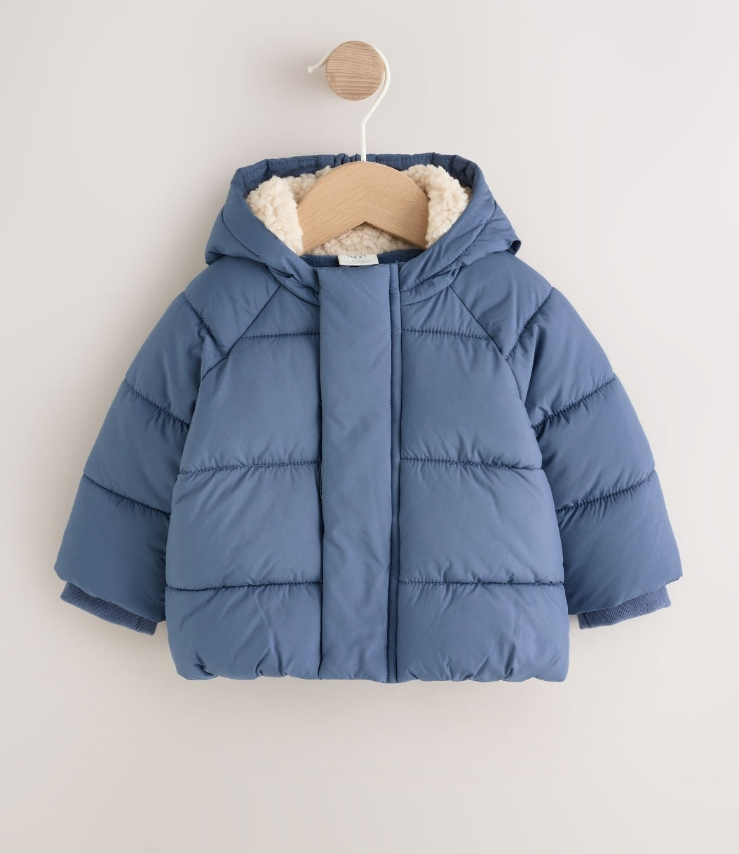 Blue Puffer Baby Jacket