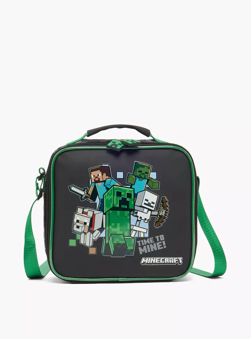 Minecraft Print Lunch Bag