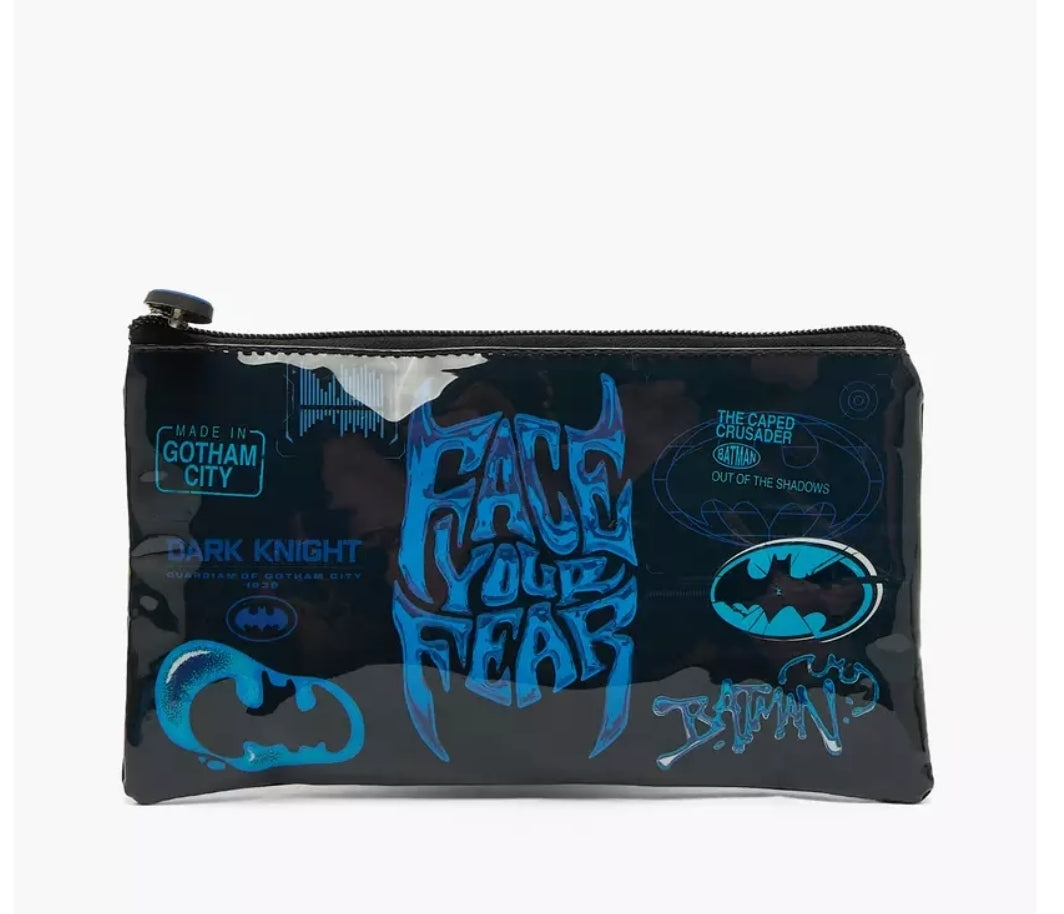 Batman Print 5-Piece School Trolley Bag Set  16 inches