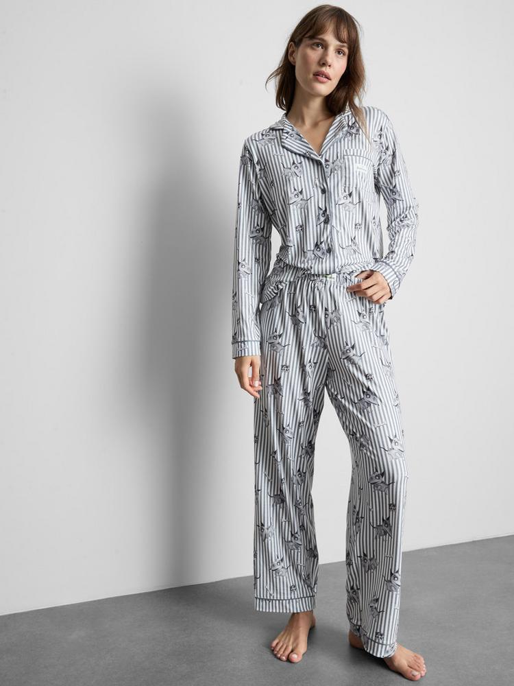 Primark Disney's Frankenweenie Striped Boyfriend Pyjamas