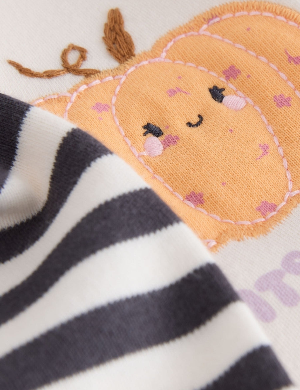 Monochrome Stripe Halloween Characters Snuggle Pyjamas