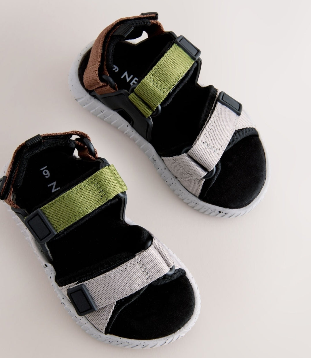 Grey/Black Utility Trekker Walking Sandals