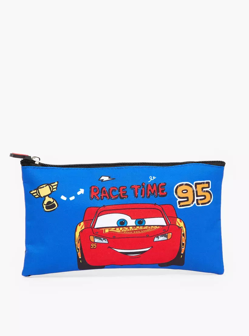 Disney Cars Print 3-Piece School Trolley Bag Set 14 inches