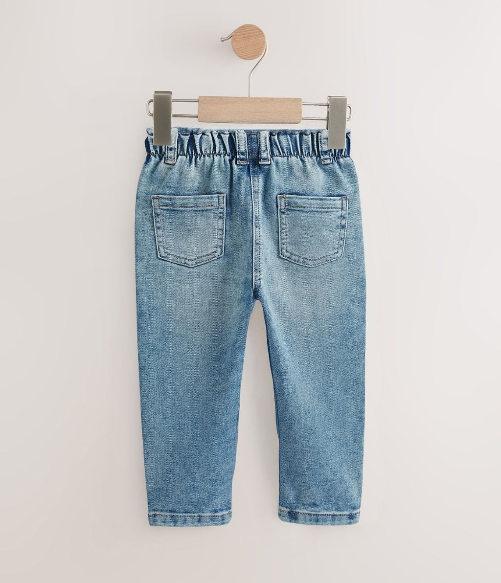 Denim Mid Wash Mom Jeans