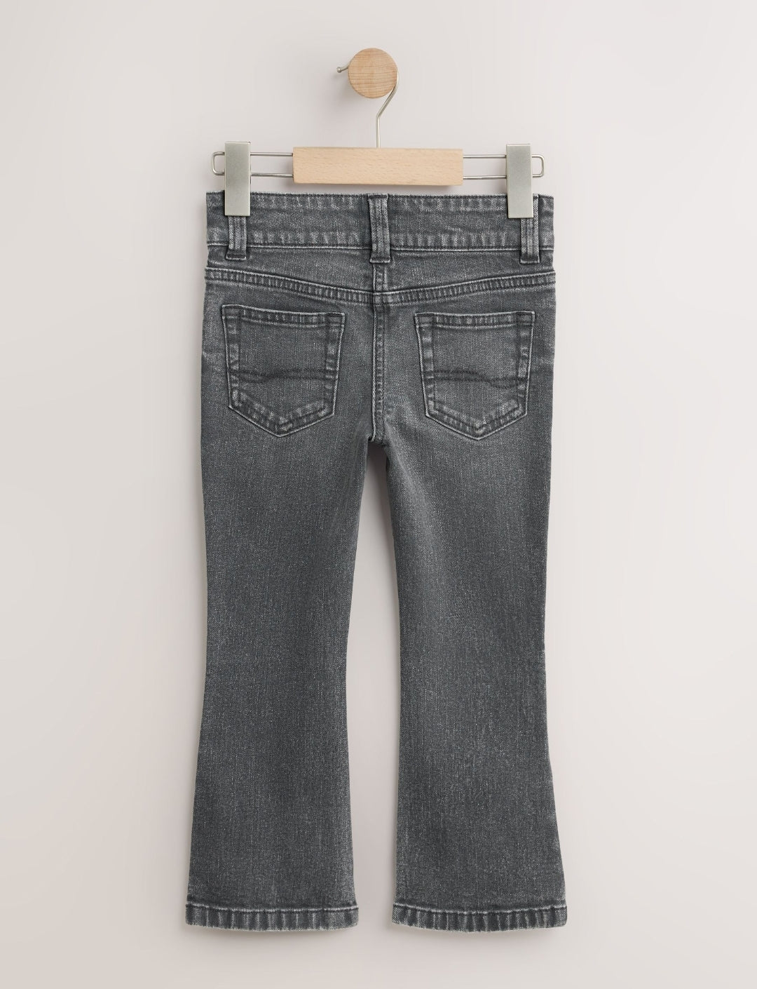 Charcoal Grey Diamante Butterfly
Flared Jeans