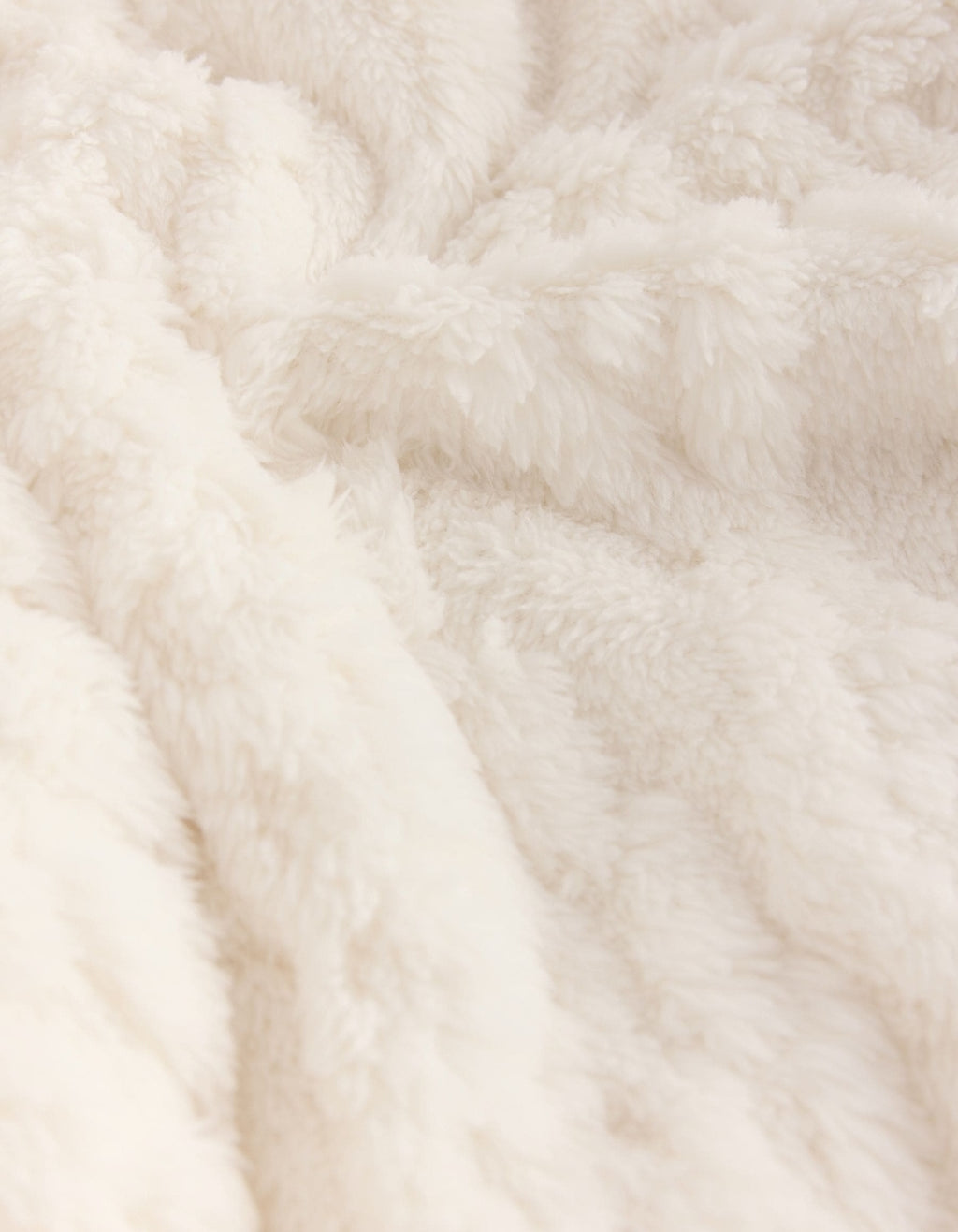 Ecru Cosy Fleece Pyjamas