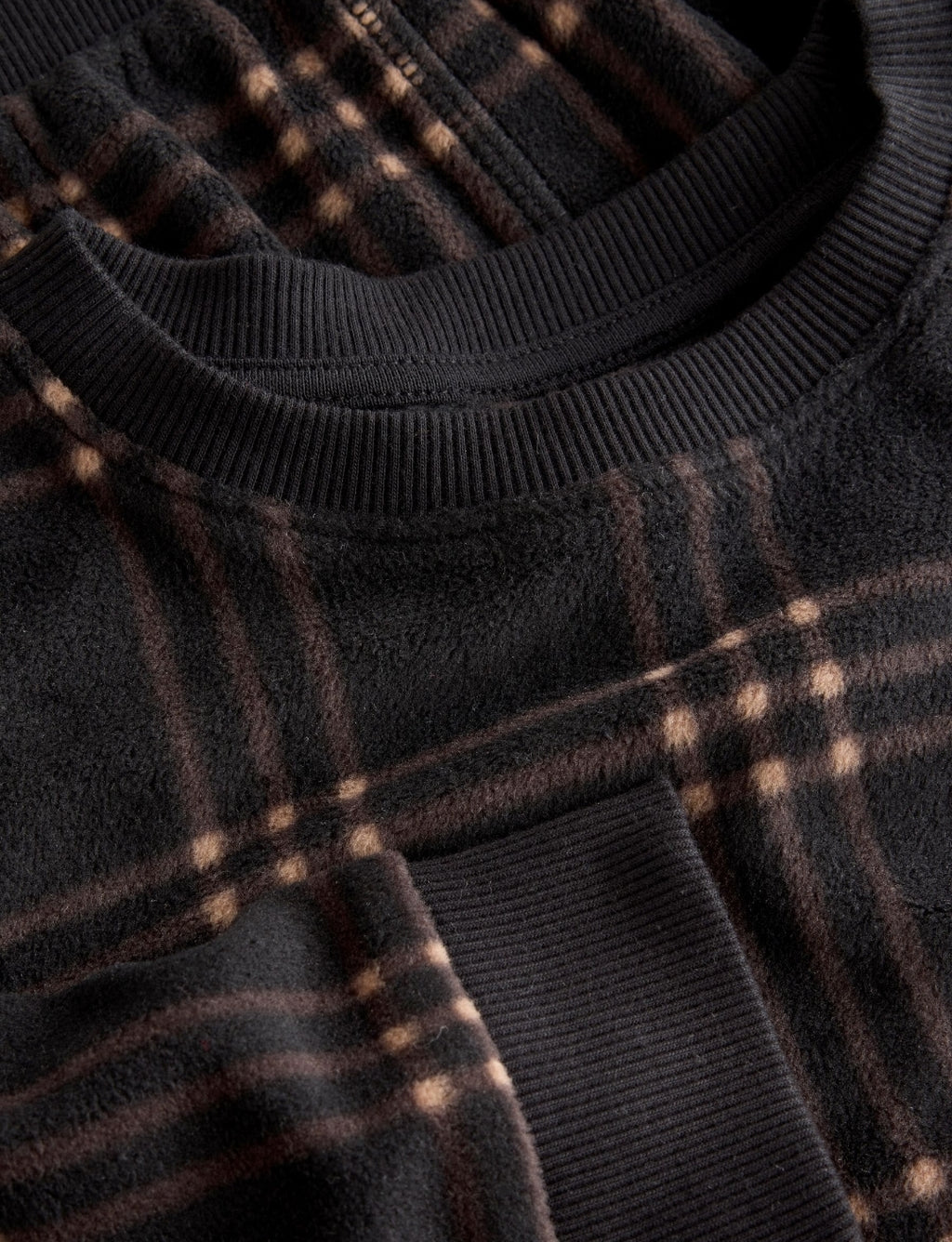 Black/Neutral Check Cosy Fleece
Pyjamas Set