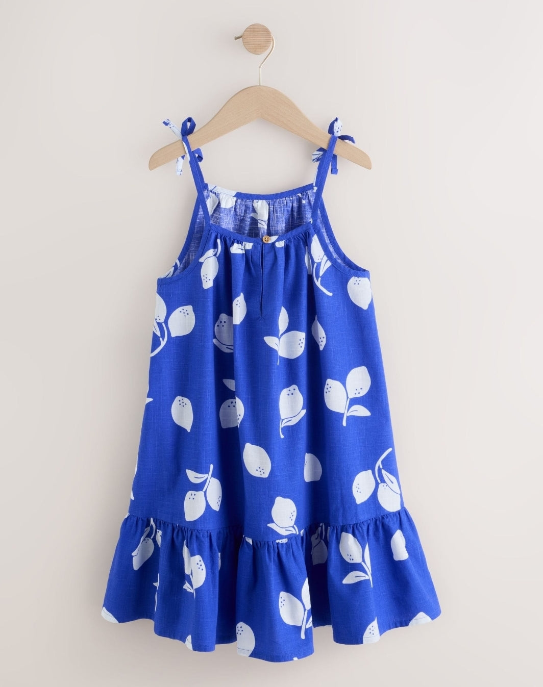 Cobalt Blue Angel Sleeve Dress