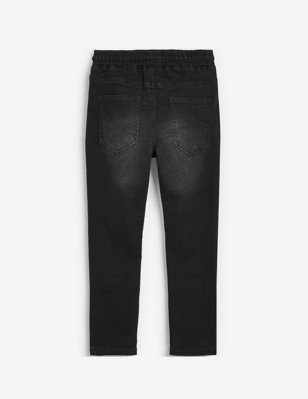 Black Skinny Fit Stretch Elasticated Waist Jeans
