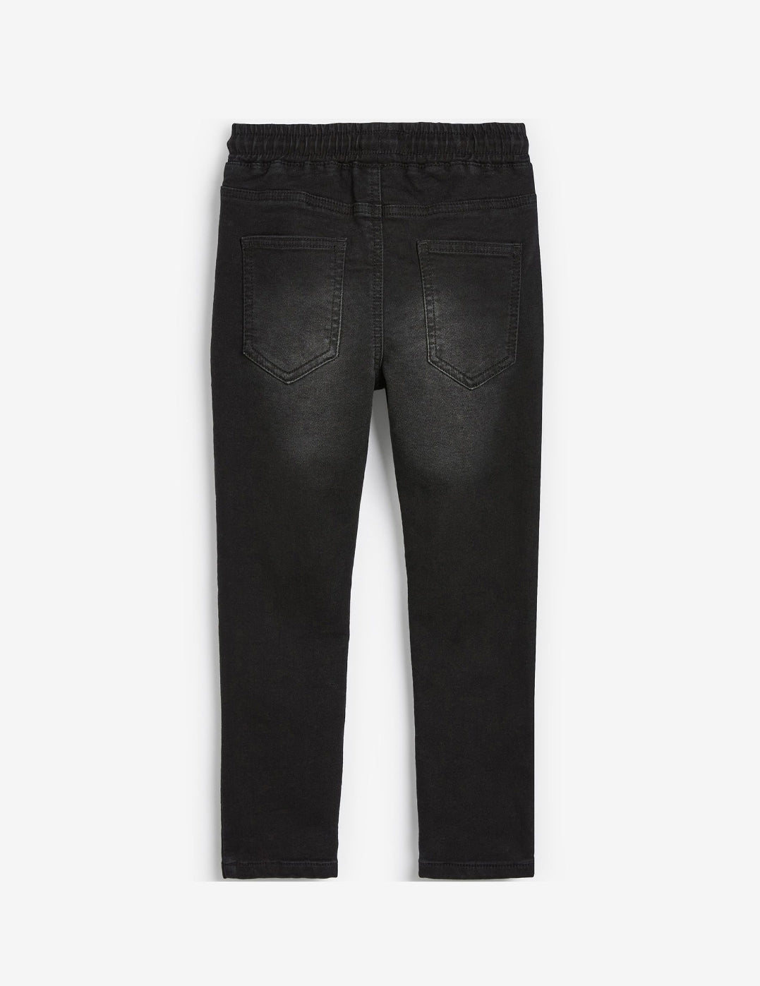 Black Skinny Fit Stretch Elasticated Waist Jeans
