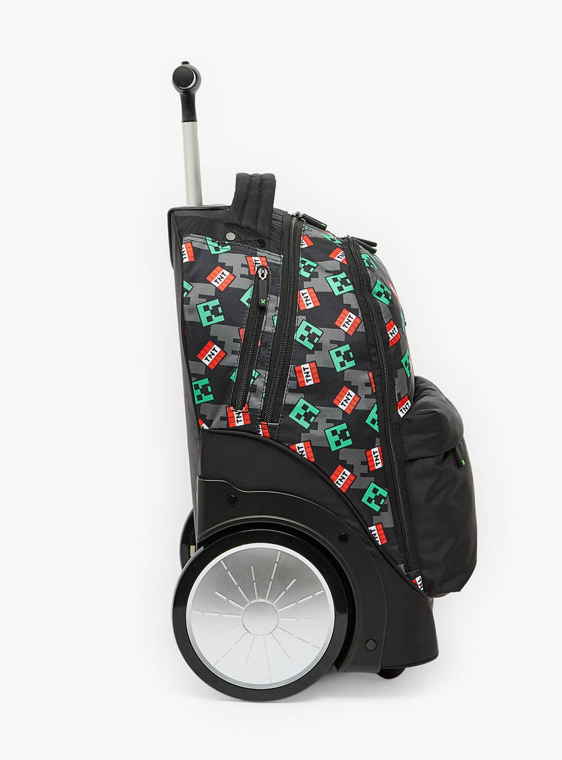 Minecraft Print Trolley Bag 18 inches