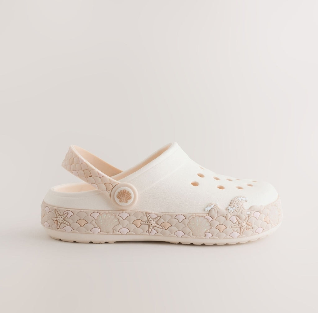 Cream Light Up Clogs