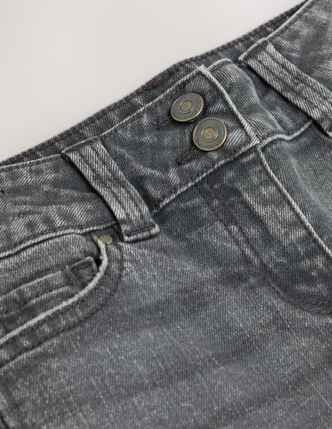 Charcoal Grey Diamante Butterfly
Flared Jeans
