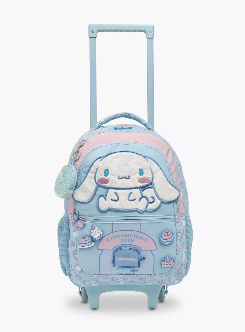 Sanrio Cinnamoroll Applique Trolley Bag for Girls 16 inches