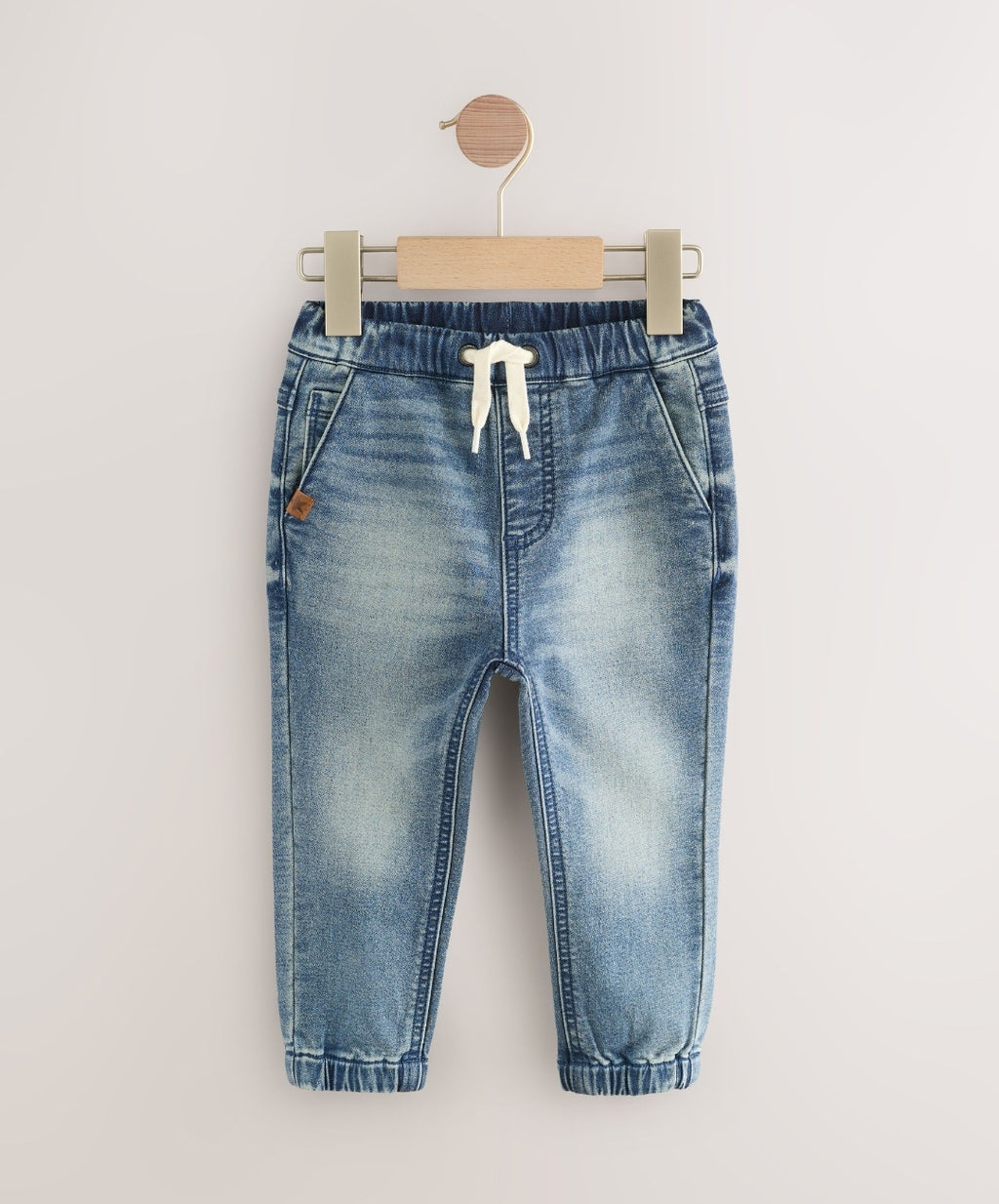 Blue Denim Regular Fit Jogger Jeans
With Comfort Stretch 2 Pack