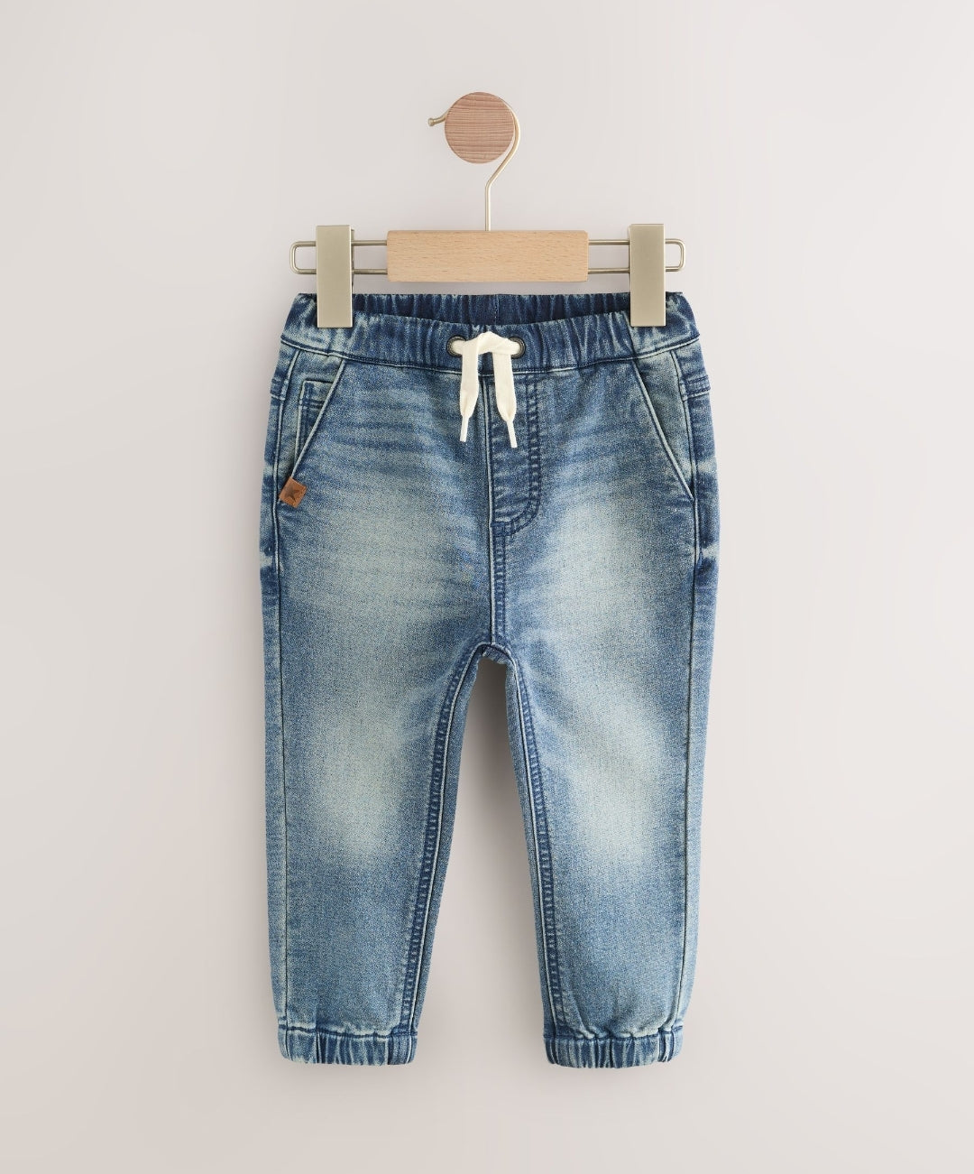 Blue Denim Regular Fit Jogger Jeans
With Comfort Stretch 2 Pack