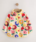 Yellow Flower Half Zip Fleece