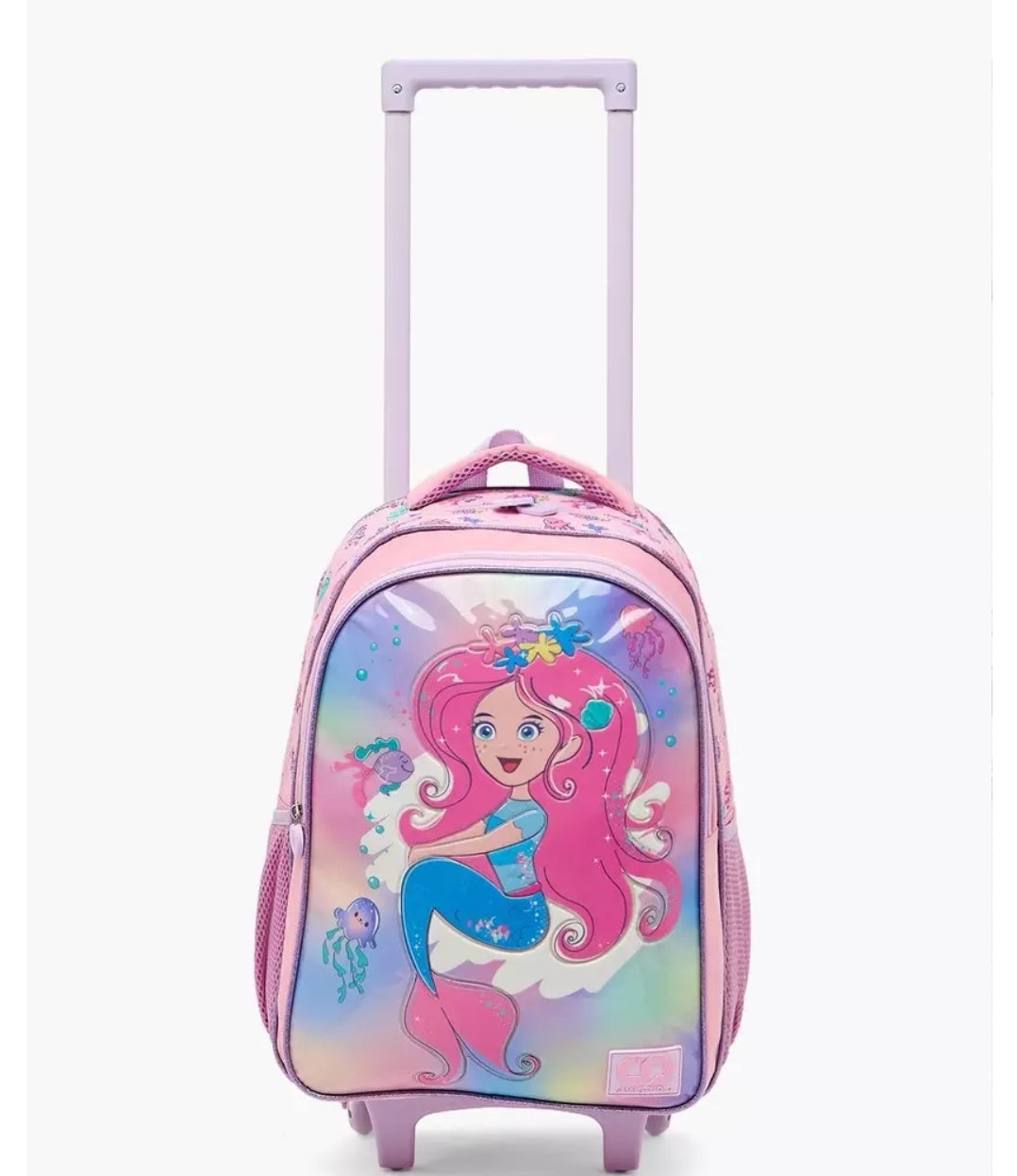Mermaid 5-Piece School Trolley Bag Set 16 inches