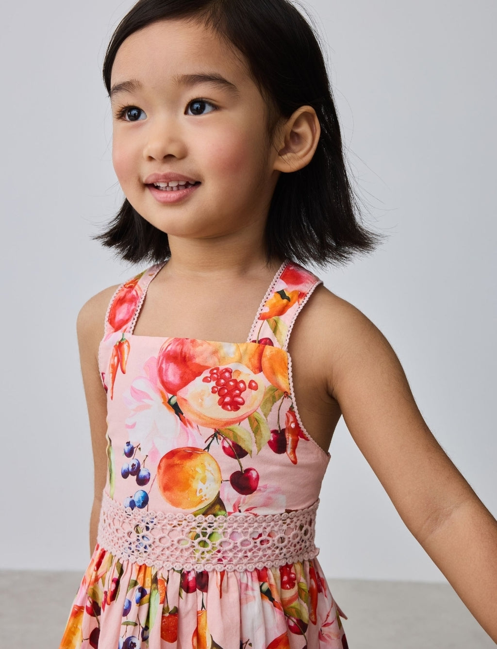 Baker by Ted Baker Fruit Print
Cross-Back Tiered Multi Dress