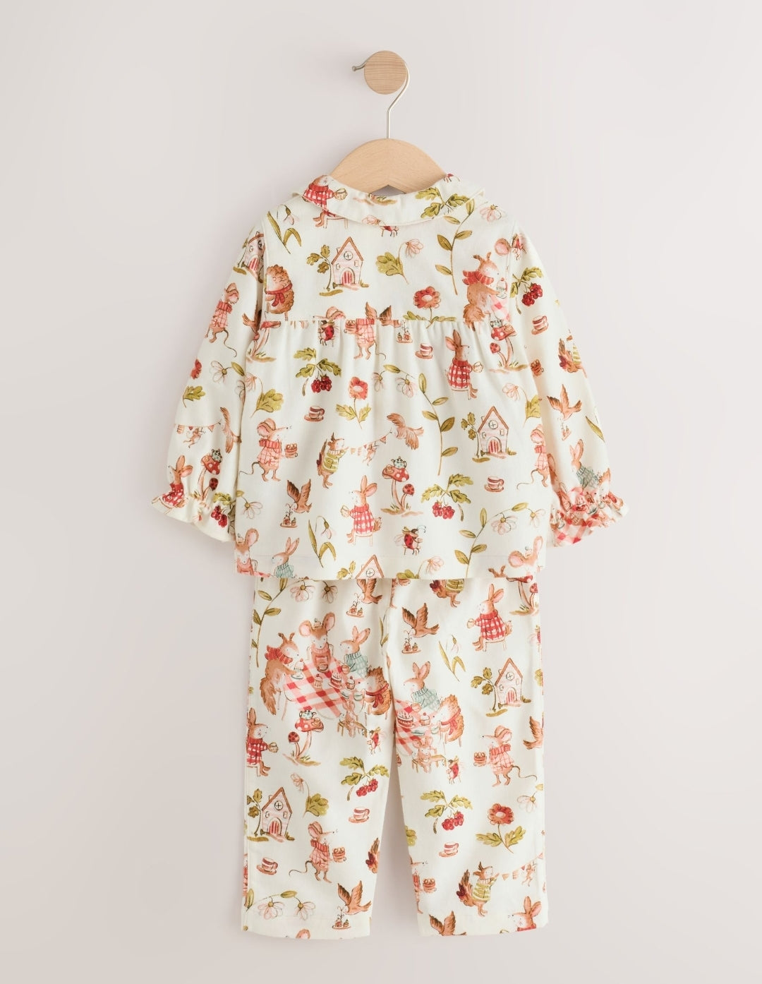 Red/Ecru Woven Button Through
Pyjamas