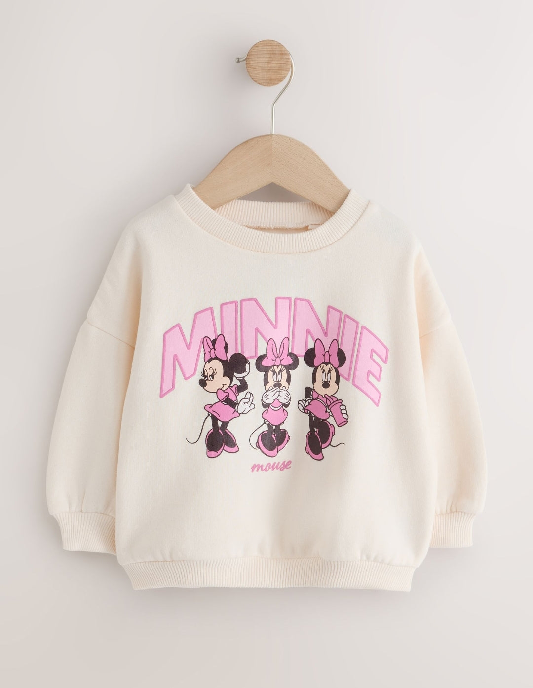 Cream Minnie Mouse Sweatshirt
