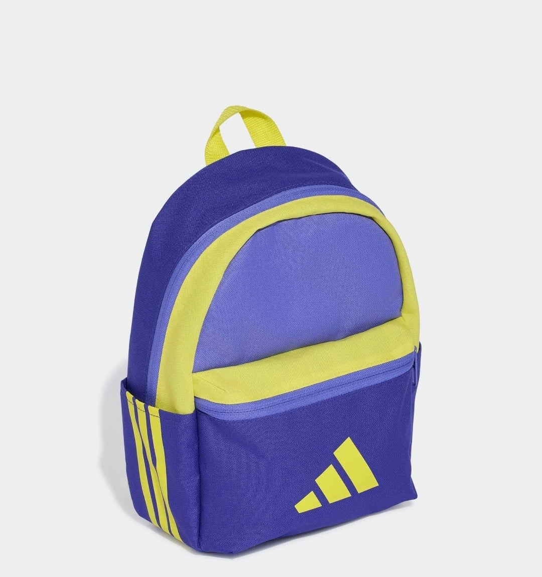 adidas Purple/Yellow 3 Bar Kids Backpack