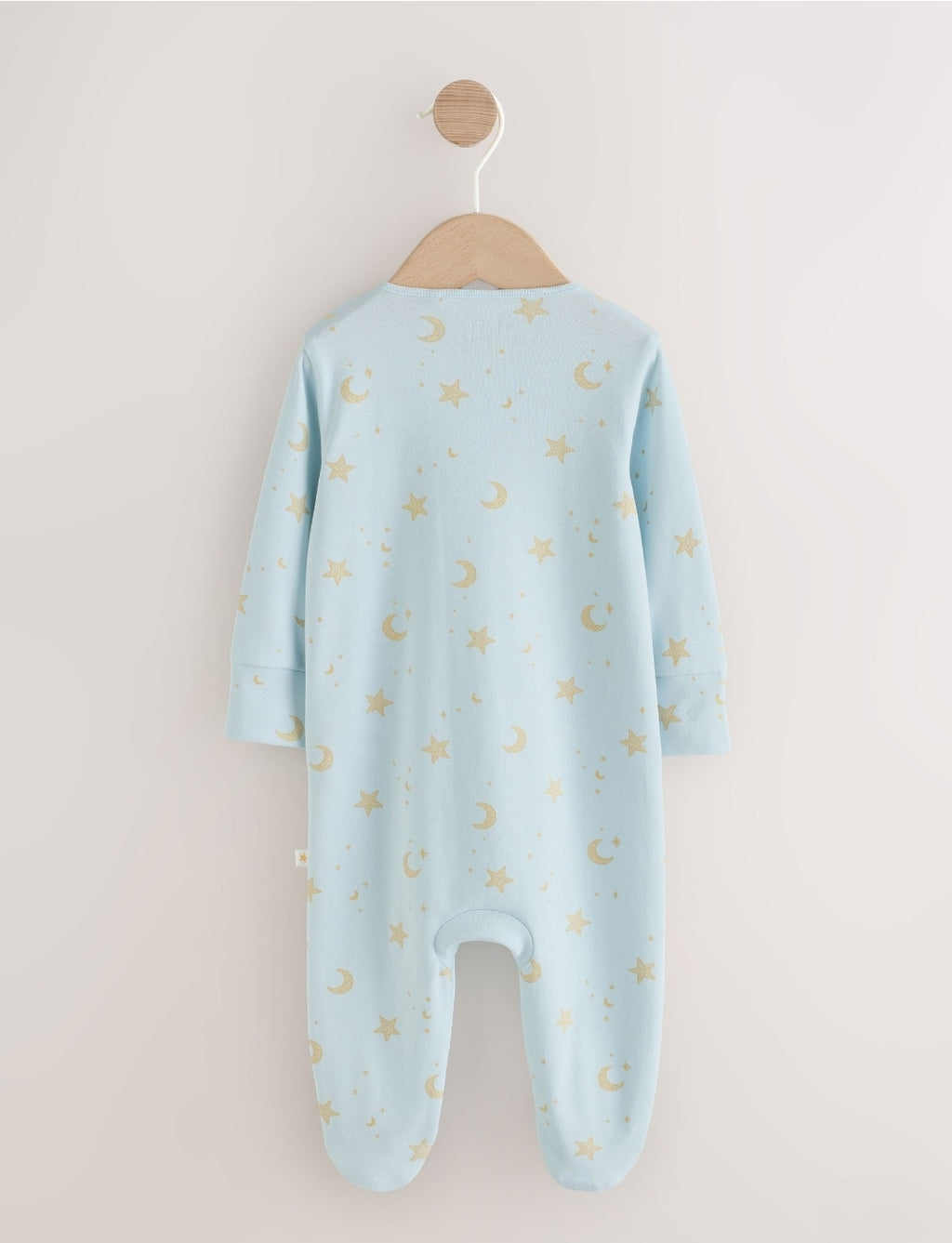 Blue EID Baby Sleepsuit