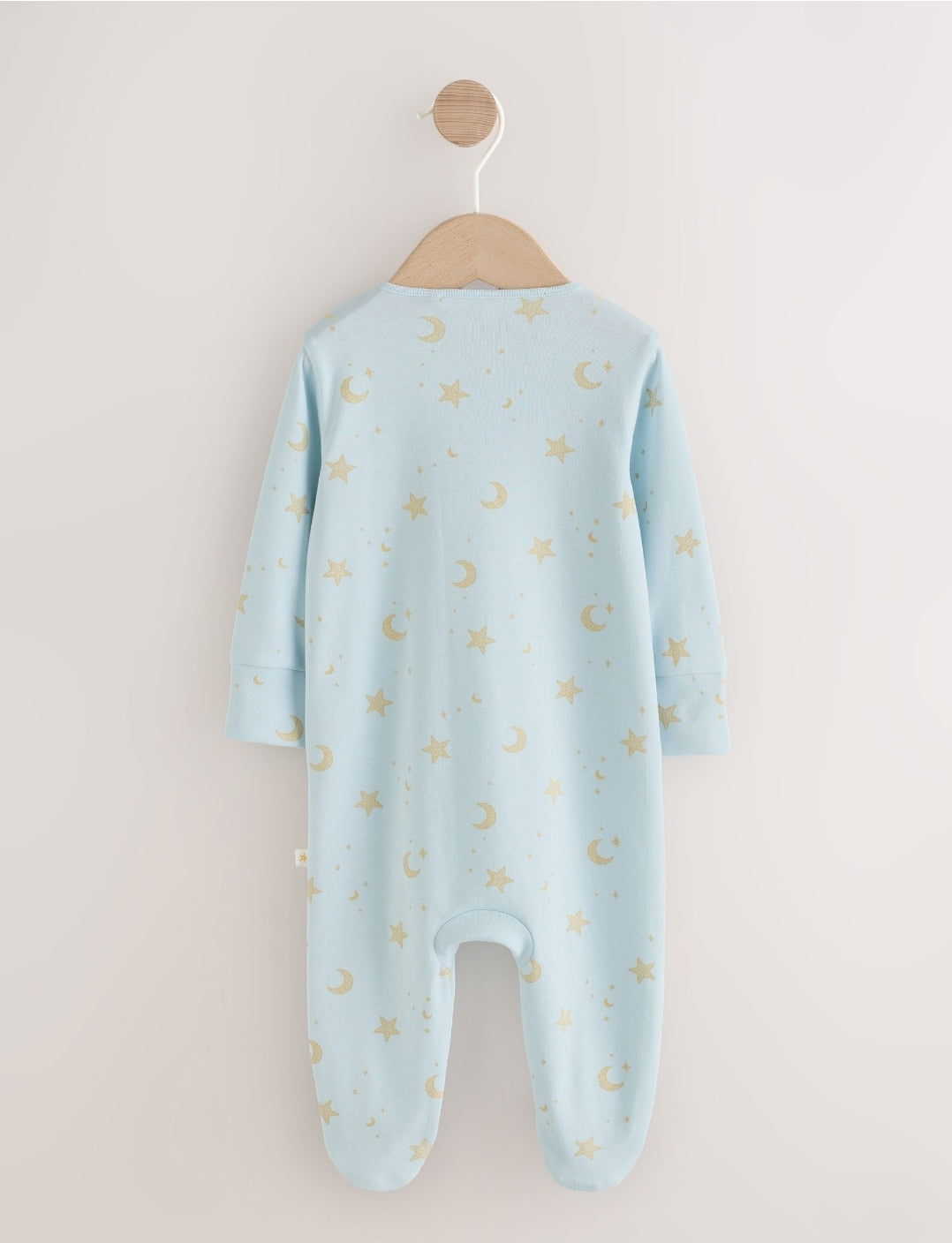 Blue EID Baby Sleepsuit