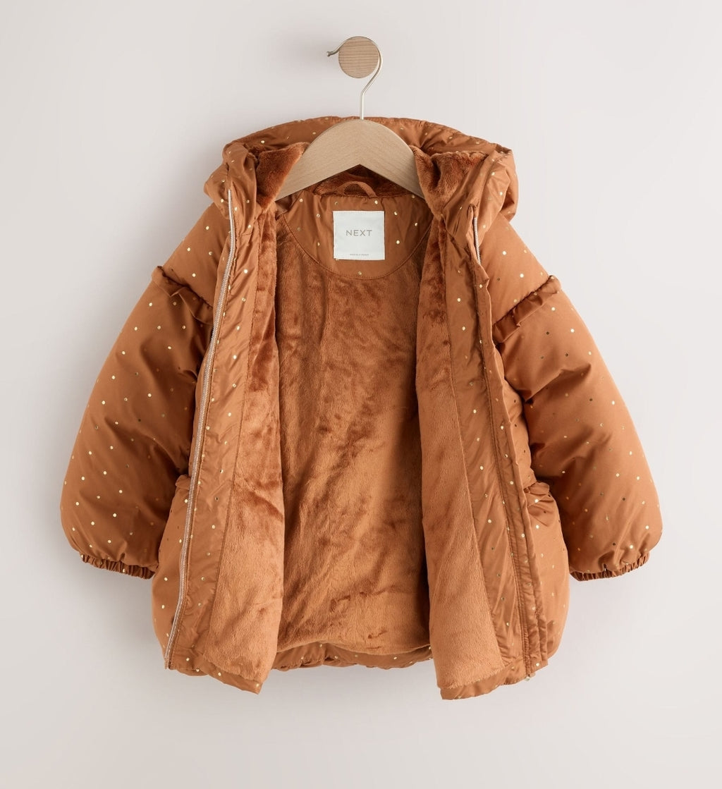 Toffee Gold Shower Resistant Padded Coat