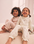 Pink Pointelle Jogger Pyjamas 2 Pack
