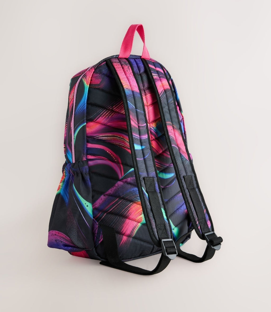 Black/Purple Wave Backpack