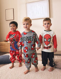 Red/Black/Grey Spiderman Long Sleeve Jogger Pyjamas 3 Pack