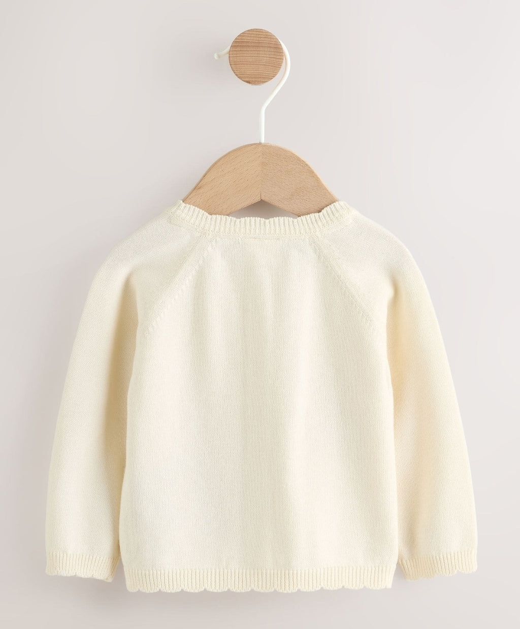 Natural Embroidered Baby Bunny
Cardigan