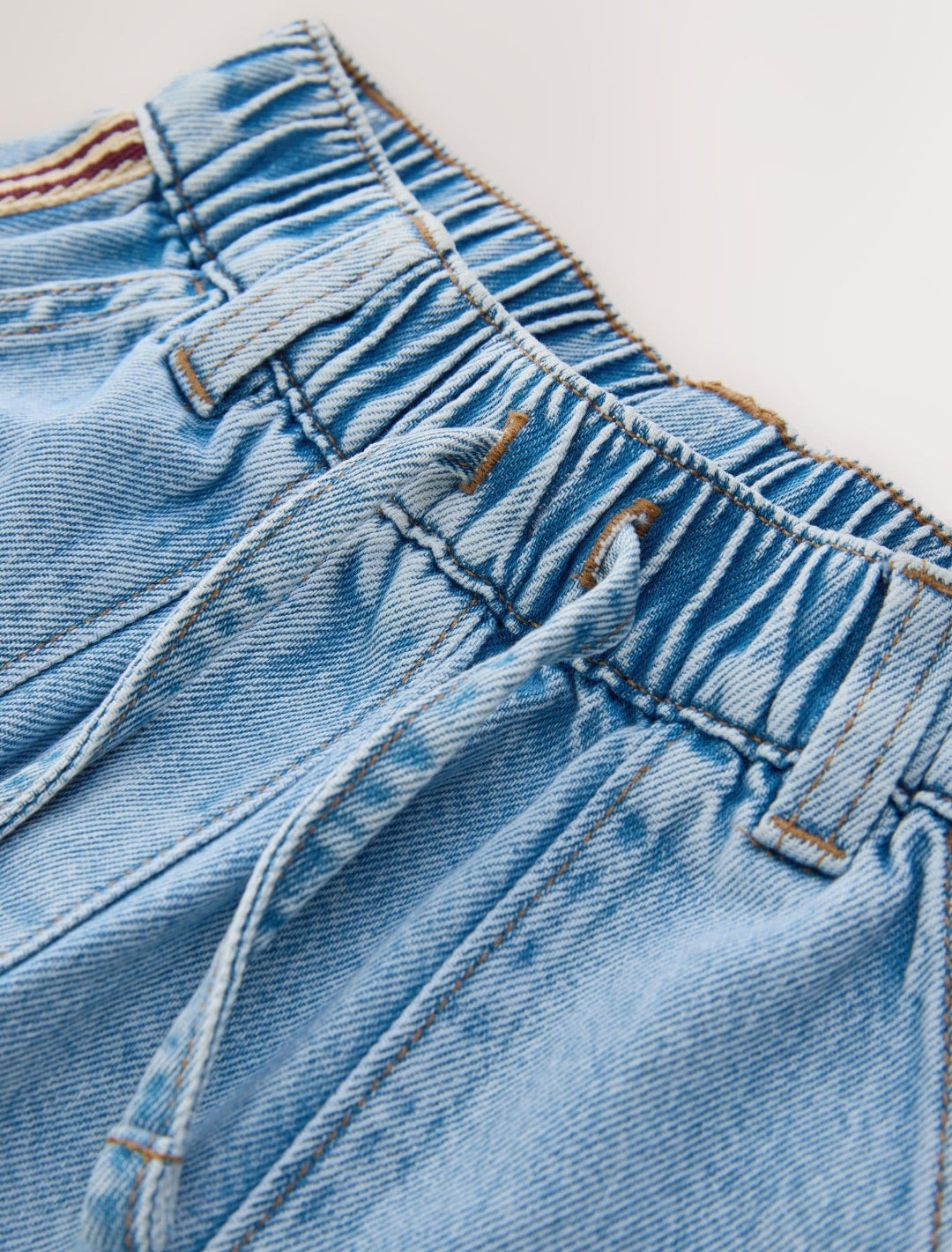 Red Side Detail Wide Leg Jeans